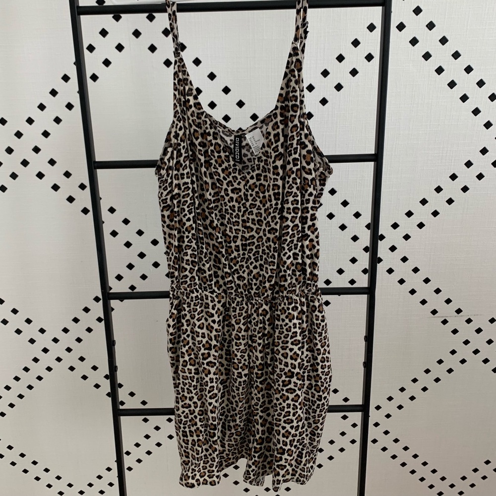 Cheetah Print Romper